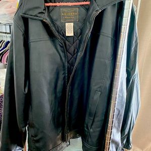 Black Arizona leather like men’s coat/jacket